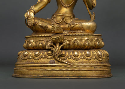 Green Tara Statue | Goddess of Compassion and Protection