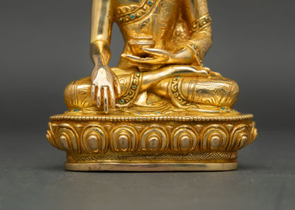 Shakyamuni Buddha Statue - Buddhist Art from Patan, Nepal
