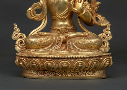 Handcrafted Manjushri Statue | Bodhisattva of Supreme Wisdom