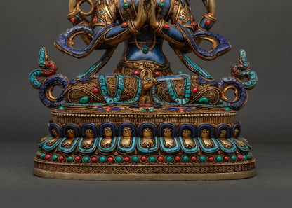 Chenrezig Statue | Exquisite Newari Craftsmanship