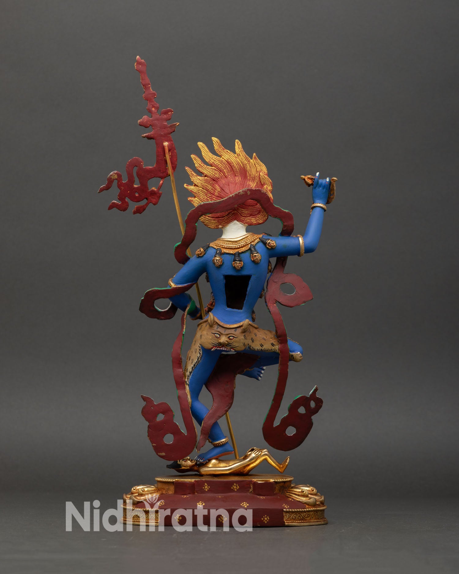 Wrathful Dakini Simhamukha Statue | Nepali Art & Craft