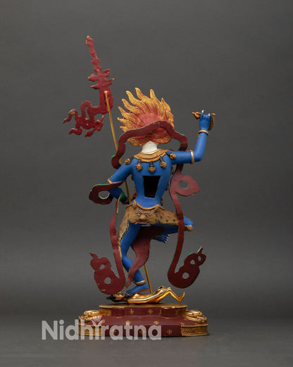 Wrathful Dakini Simhamukha Statue | Nepali Art & Craft