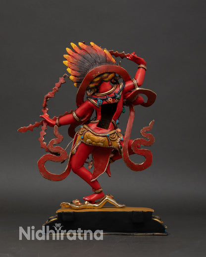 Kurukulla Statue | Vajrayana Dakini Spiritual Art from Nepal