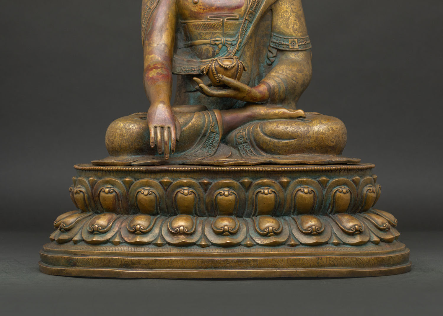 Shakyamuni Buddha Statue | Sacred Copper Artwork from Nepal