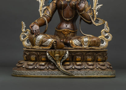 Green Tara Statue – Handmade Buddhist Art from Kathmandu Nepal