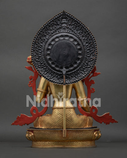 Seven-Eyed White Tara Statue | High-Quality Authentic Buddhist Figure