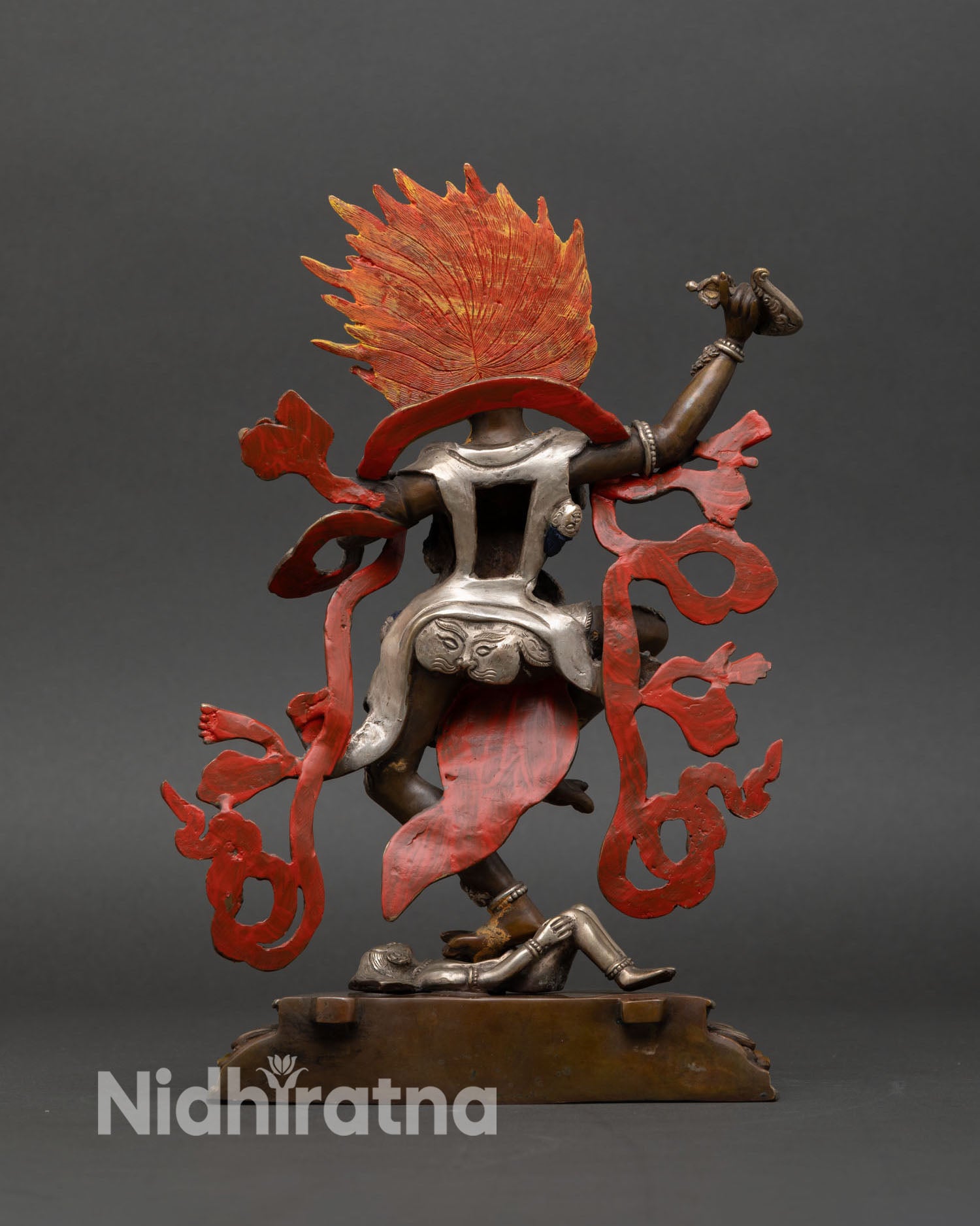 Troma Nagmo | Oxidized Copper Tibetan Dakini Statue
