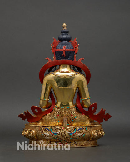 Bodhisattva Amitayus Statue | Hand-Carved Nepalese Art