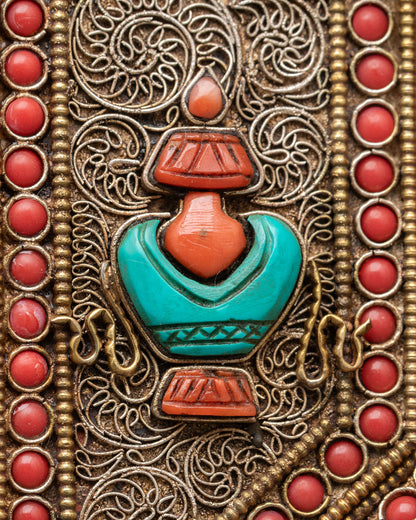 Manjushree Wall Hanging | Handcrafted Wisdom Deity Art Piece