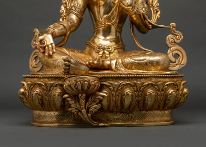 Green Tara Statue 20 Inch – Buddhist Goddess of Swift Compassion
