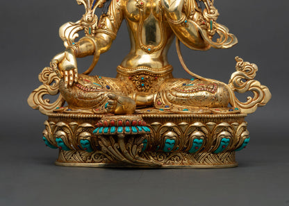 Blessed Sgrol ljang | Sacred Buddhist Sculpture