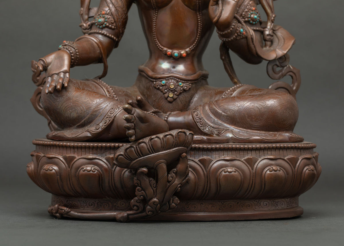 Green Tara Statue