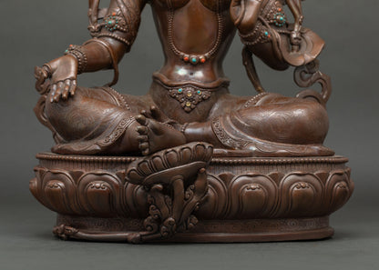 Green Tara Statue