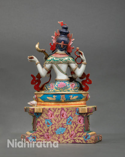 Beautiful Goddess Saraswati Sculpture | Handcrafted in Nepal
