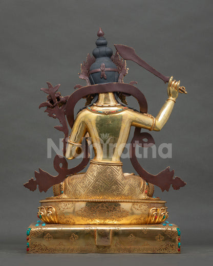 Manjushri Statue | Symbol of Wisdom & Insight for Meditation Spaces
