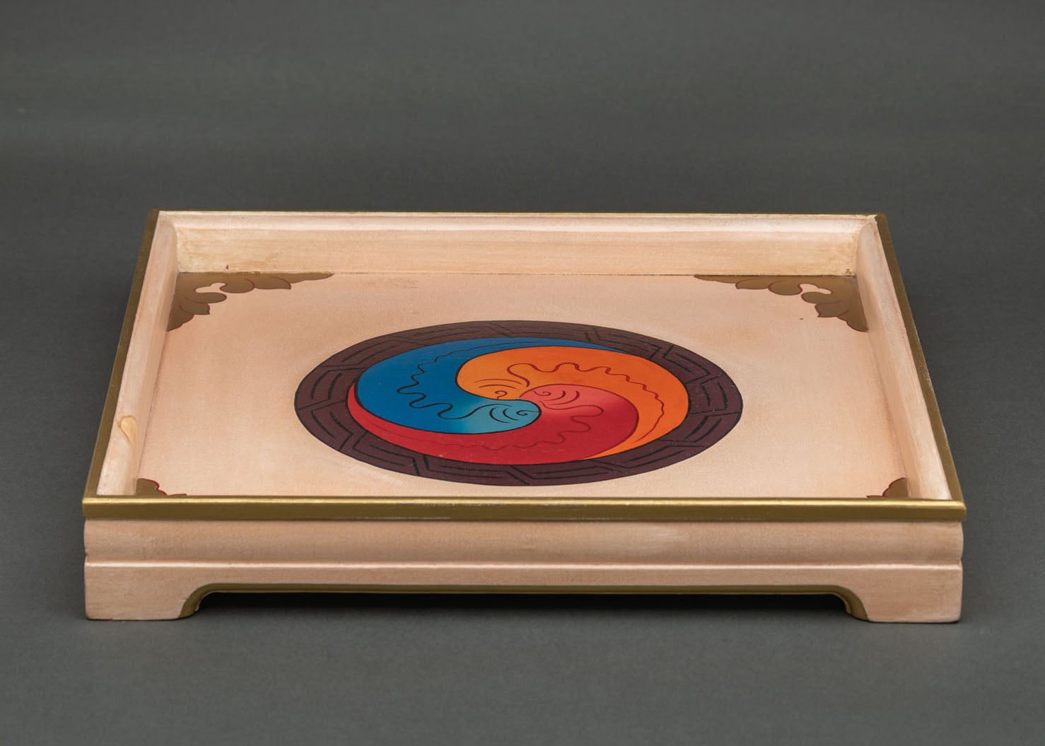 Wooden Tray | Handcrafted Nepalese Traditional Decor