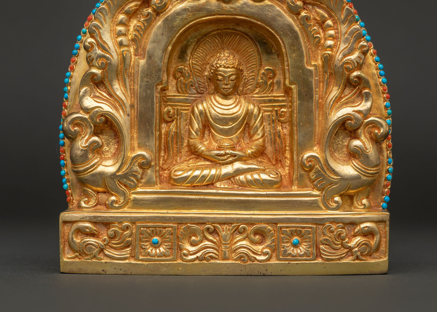 Amitabha Buddha Ghau Box | Buddhist Portable Shrine from Nepal
