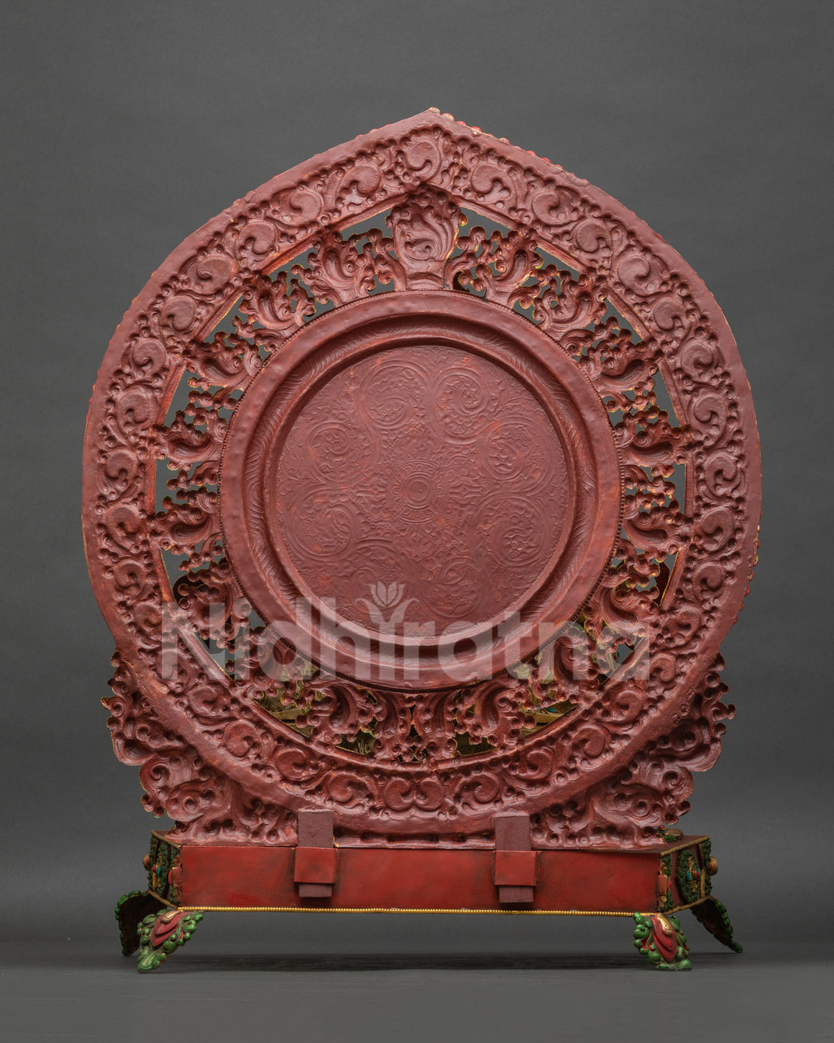 Dzambhala With Throne Statue