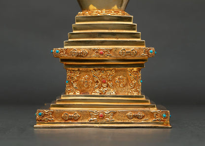 Handcrafted Stupa | Traditional Buddhist Shrine from Nepal
