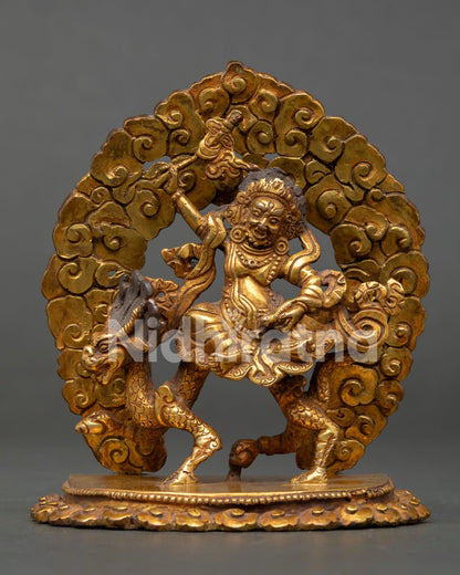 White Dzambhala Statue