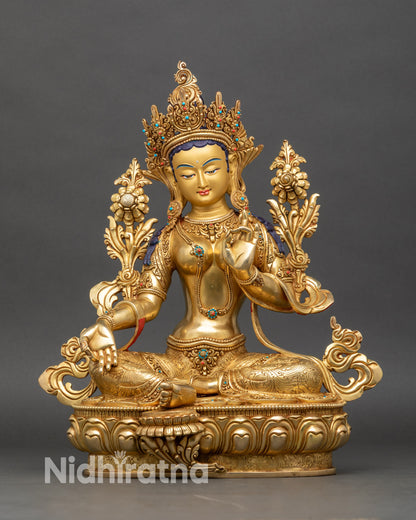 Green Tara Statue