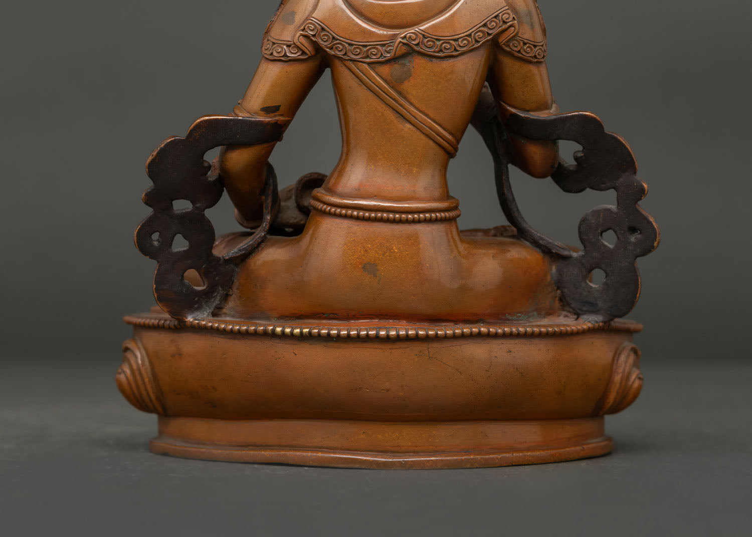 Oxidized Vajrasattva Statue | Meditation Altar Sculpture