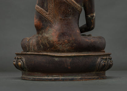 Amitabha Buddha Statue | Sacred Buddhist Sculpture from Patan Nepal