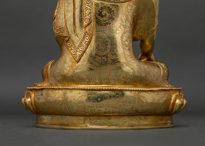 Royal Siddhartha Gautama Statue | The Crowned Buddha of Dharma