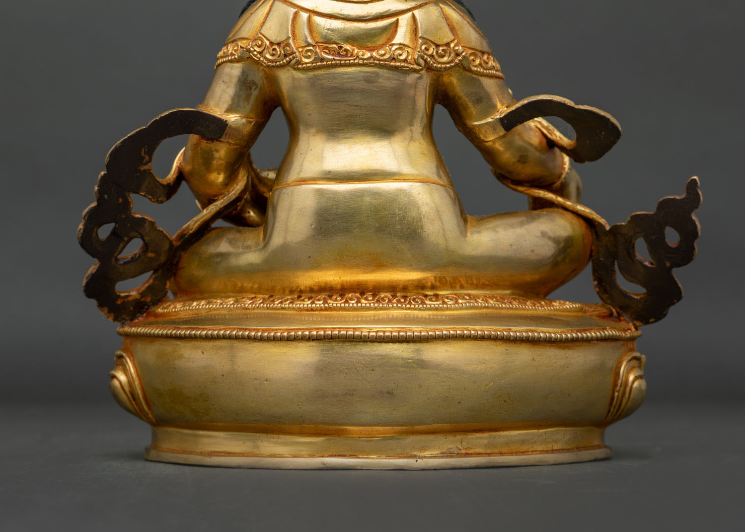 Dzambhala Statue | Traditional Gold Fire-Gilded Copper Art