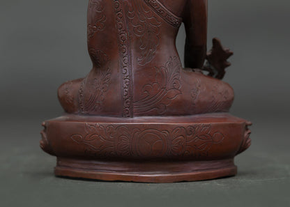 Medicine Buddha Statue | Sacred Buddhist Altar Sculpture
