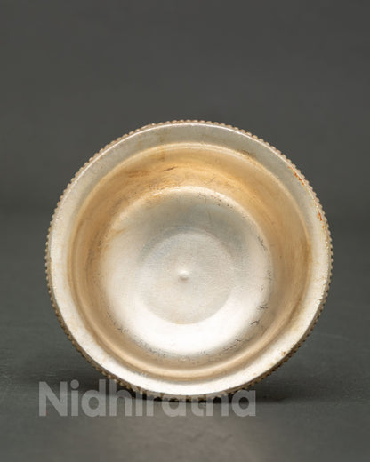 Buddhist Water Offering Bowl | Handcrafted Ritual Artwork