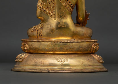 Handcrafted Medicine Buddha Statue | Healing & Meditation Decor