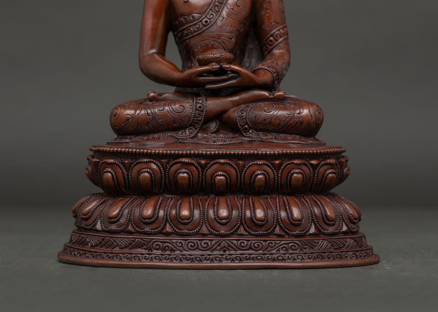 Amitabha Buddha Statue | Copper Buddhist Sculpture from Nepal