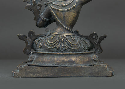 Manjushri Bronze Statue | Symbol of Clarity & Ultimate Wisdom