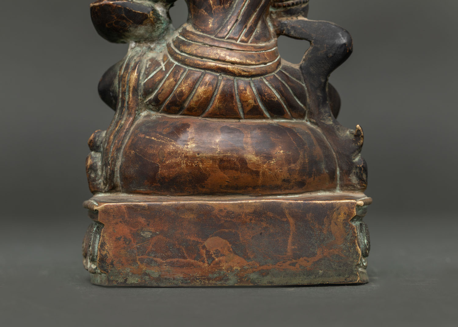 Antique Finished Black Dzambhala Statue | Wrathful Guardian of Abundance