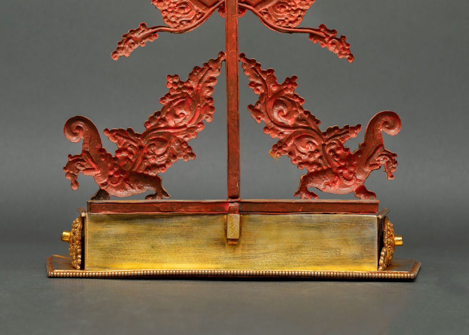 Gold-Gilded Throne | Handcrafted Newari Art from Nepal