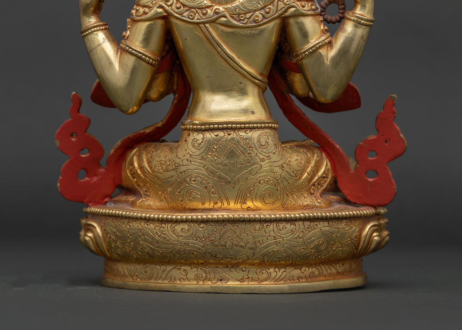 Four-armed Chenrezig Statue for Buddhist Altar | Handmade in Nepal