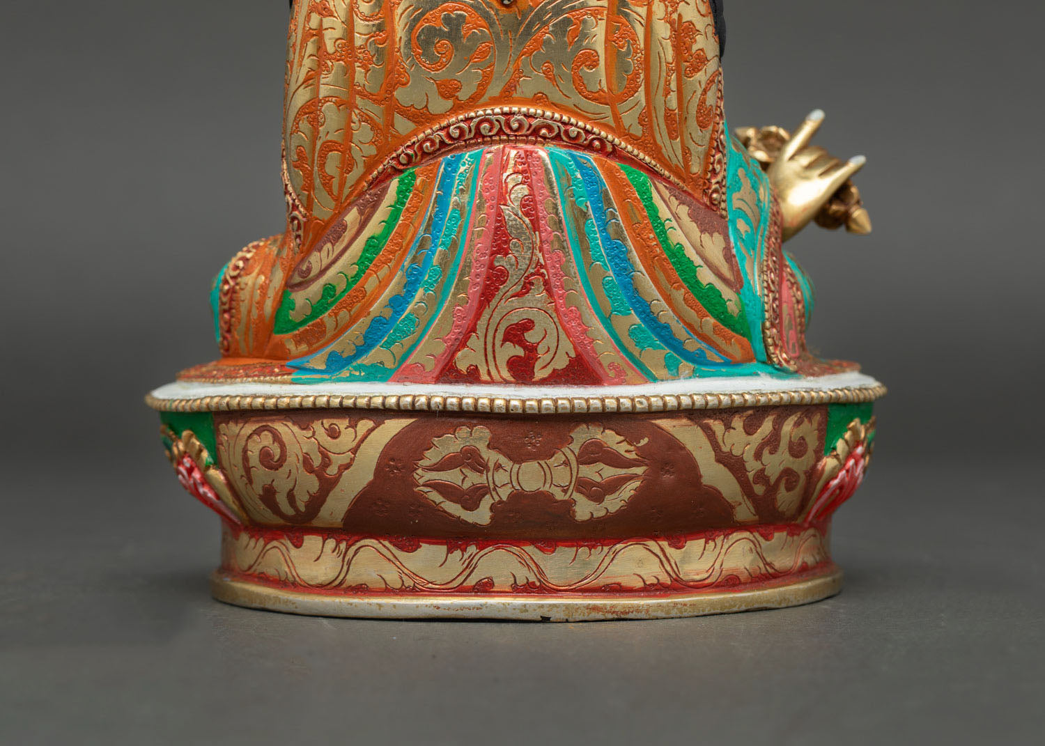 Guru Rinpoche Statue | Hand-Carved Nepalese Spiritual Artwork