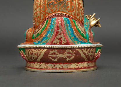 Guru Rinpoche Statue | Hand-Carved Nepalese Spiritual Artwork