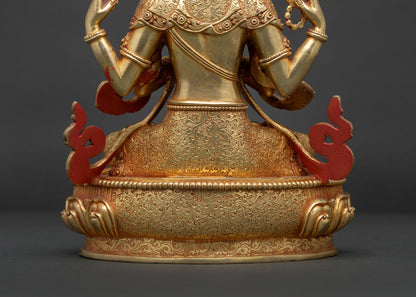 Chenrezig Statue | Four Armed Compassion Avalokiteshvara Deity