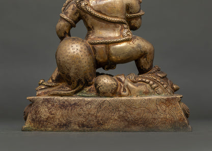 Black Dzambhala Statue