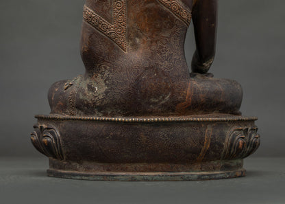 Shakyamuni Buddha Statue | Authentic Newari Craftsmanship from Nepal