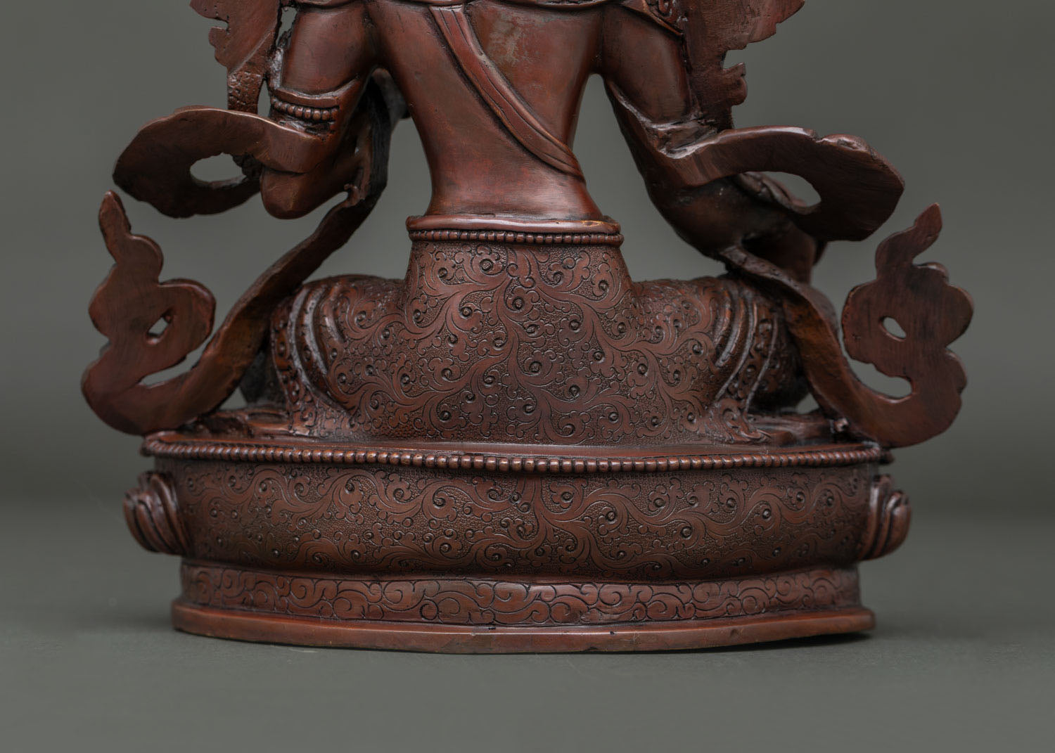 Oxidized Green Tara Statue | Handcrafted Nepalese Buddhist Sculpture