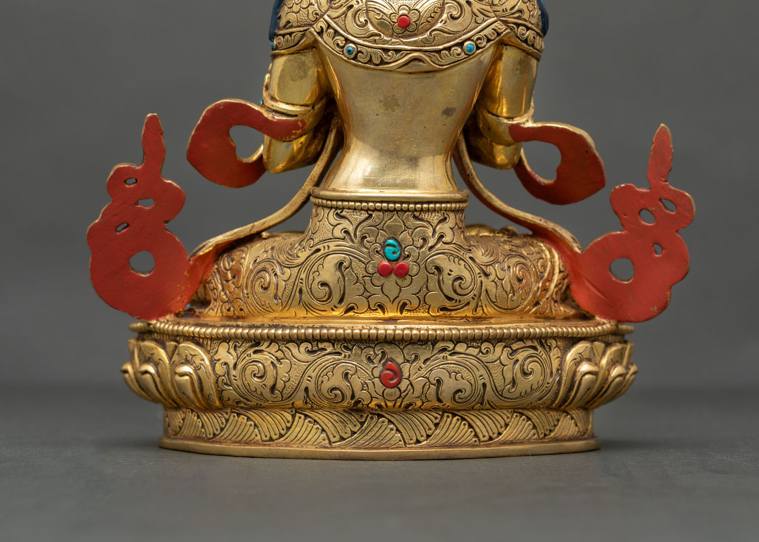 Vajradhara Buddhist Statue | Gold Fire-Gilded Copper Art