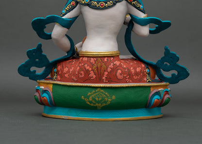 Vajrasattva Statue | Purification Deity for Sacred Space Decor