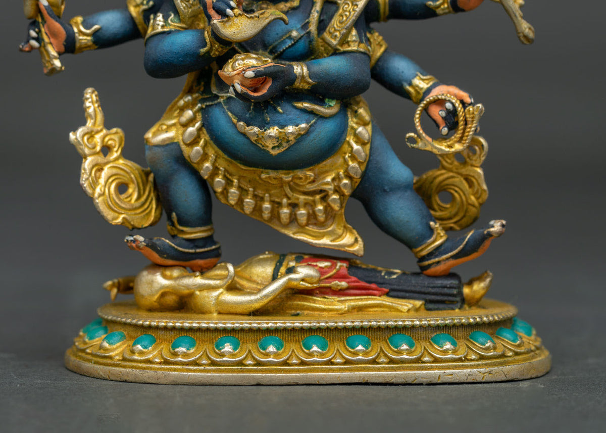 Six Arm Mahakala Statue