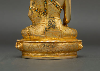 Shakyamuni Buddha Statue - Buddhist Art from Patan, Nepal