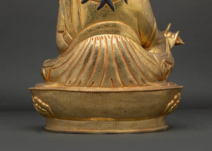 Exquisite Guru Rinpoche Statue for Your Altar | Handcrafted in Nepal