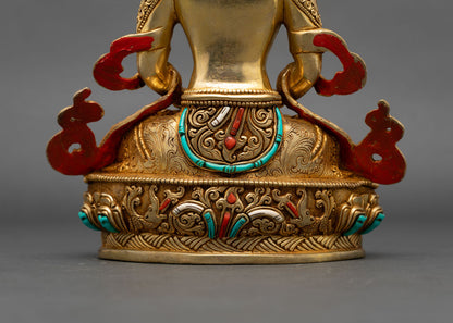 Amitayus Statue for Long-Life | Handcrafted in Nepal