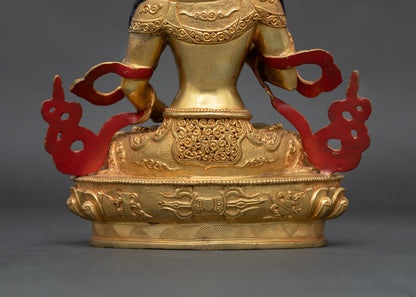 Handcrafted Vajrasattva Statue for Spiritual Cleansing